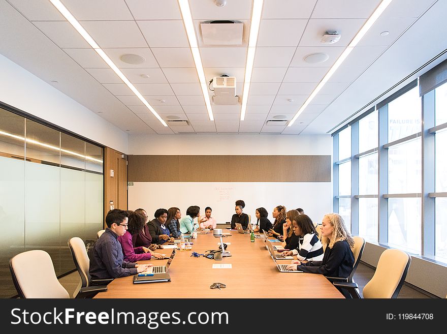 Group of People in Conference Room