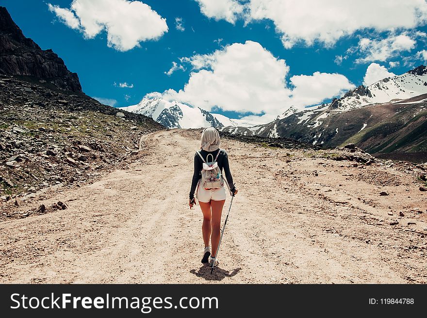 Woman Hiking