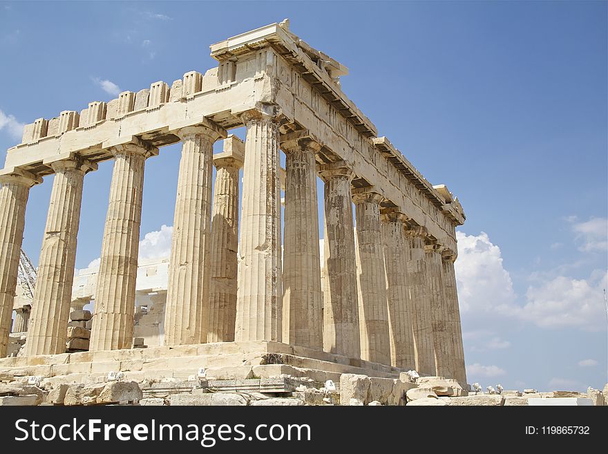 Historic Site, Ancient Roman Architecture, Ancient Greek Temple, Roman Temple