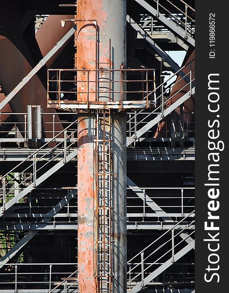 Structure, Architecture, Scaffolding, Metal