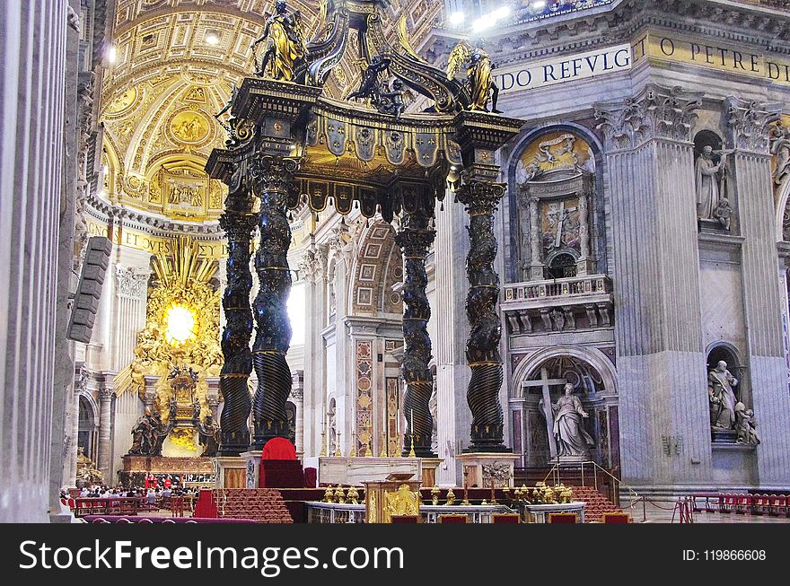 Basilica, Place Of Worship, Altar, Cathedral