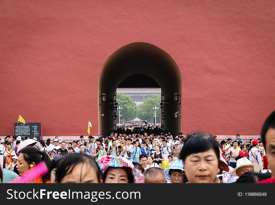 Crowd, Tourism, Recreation, City