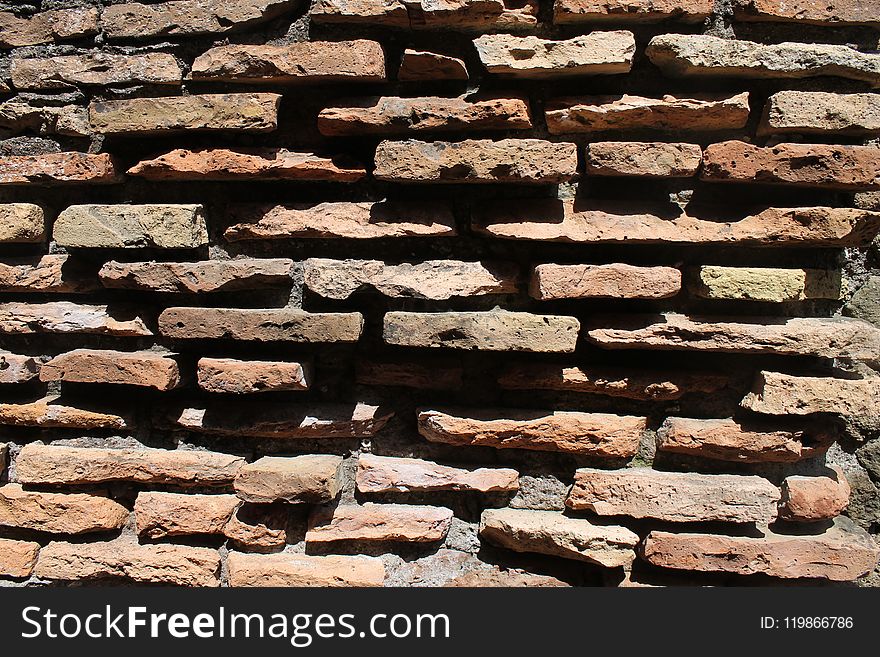 Wall, Stone Wall, Brick, Brickwork