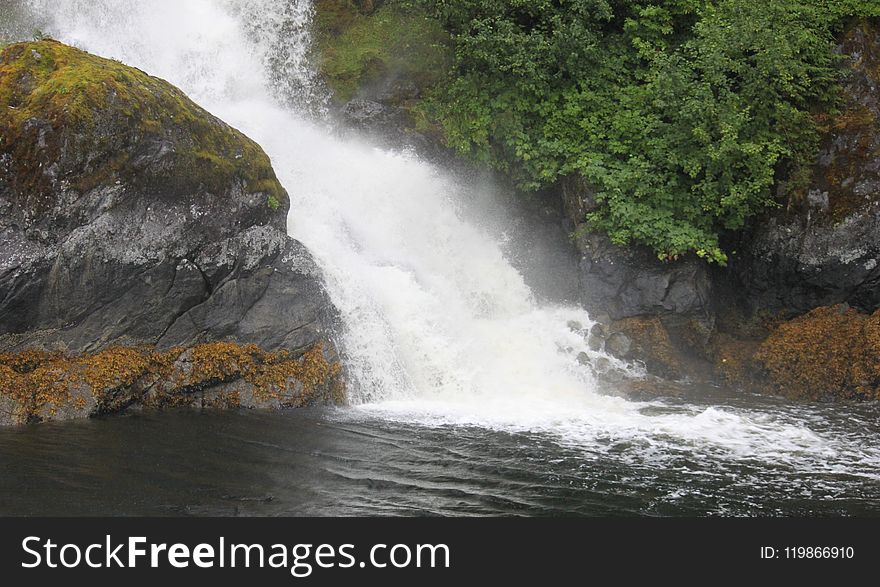 Waterfall, Nature, Body Of Water, Water