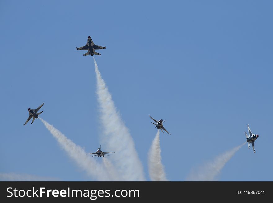Air Force, Sky, Aviation, Air Show