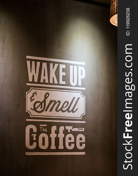 Wake Up Smell the Coffee Wall Decoratio