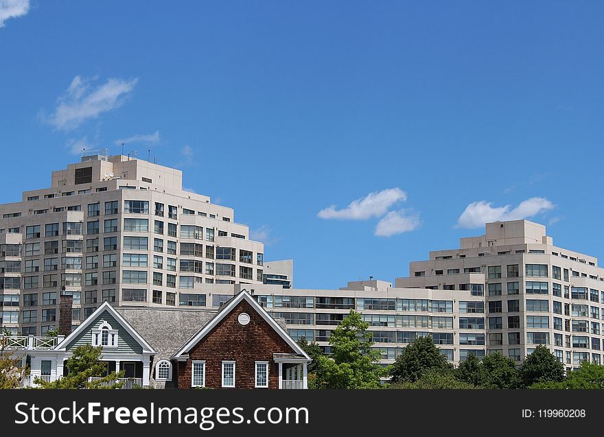 Sky, Residential Area, Condominium, Building