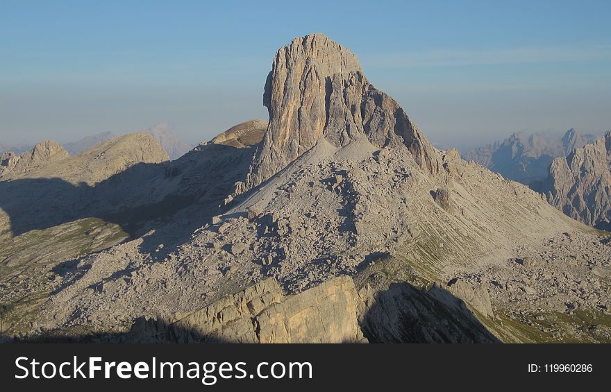 Mountainous Landforms, Ridge, Mountain, Mountain Range