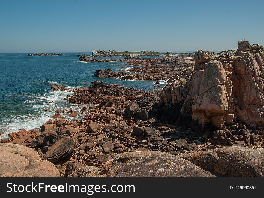 Coast, Sea, Body Of Water, Rock