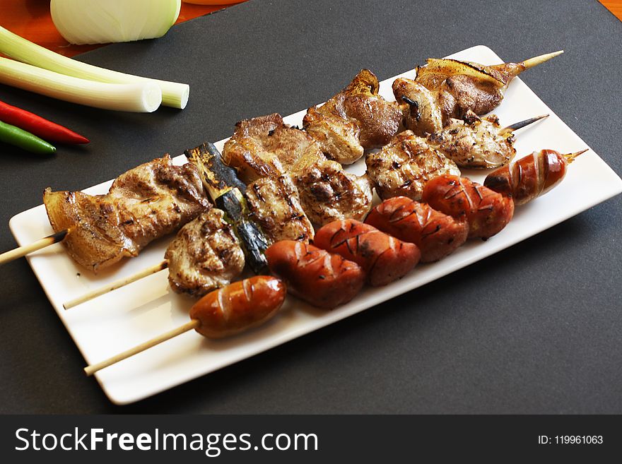 Dish, Yakitori, Grilled Food, Food