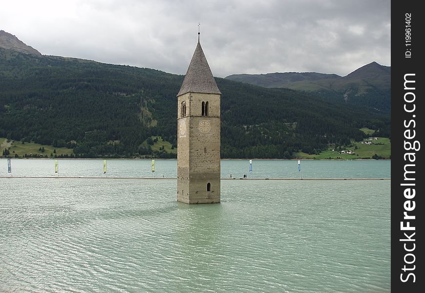 Reservoir, Loch, Steeple, Lake