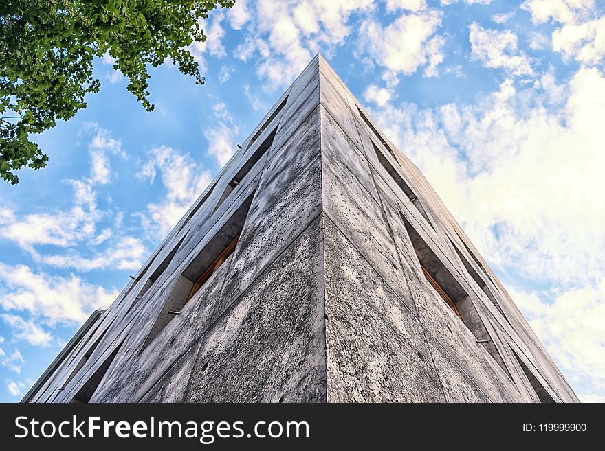 Gray Concrete Building in Architectural Photography