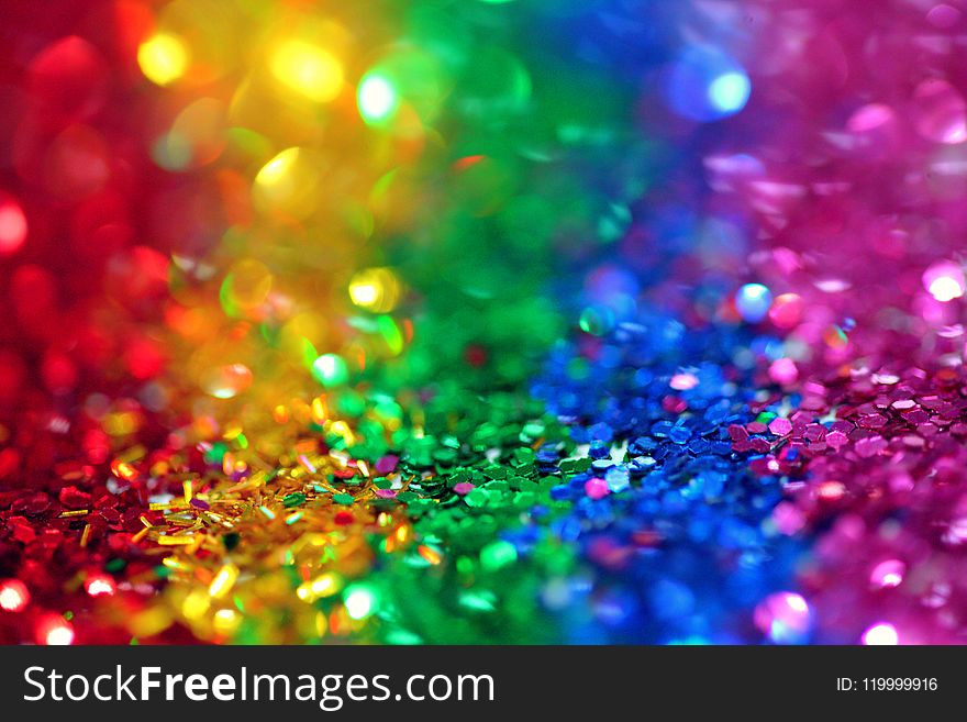 gay pride colors glitter force