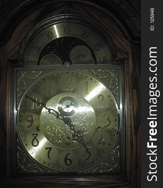 Elaborate clock face