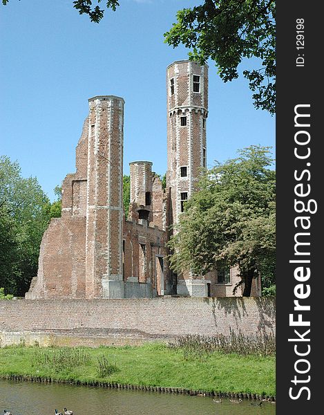 Old Castle in Belgium. Old Castle in Belgium