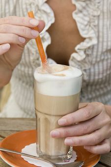 Caffe Latte Stock Images