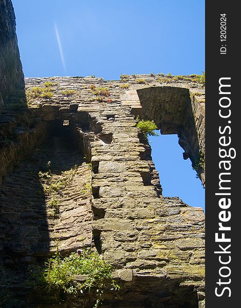 The ruin wall of conway castle,
conway,
wales,
united kingdom. The ruin wall of conway castle,
conway,
wales,
united kingdom.