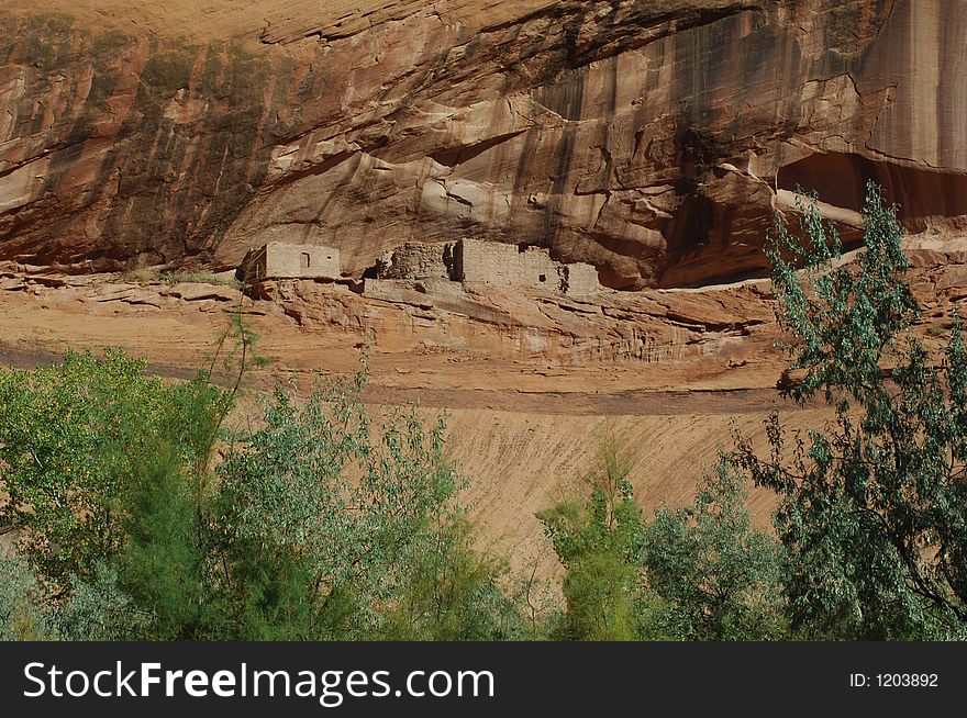 Ruins in Canyon de Chelly National Park. Ruins in Canyon de Chelly National Park