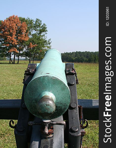 Cannon at the Manassas Battlefield, Virginia. Cannon at the Manassas Battlefield, Virginia