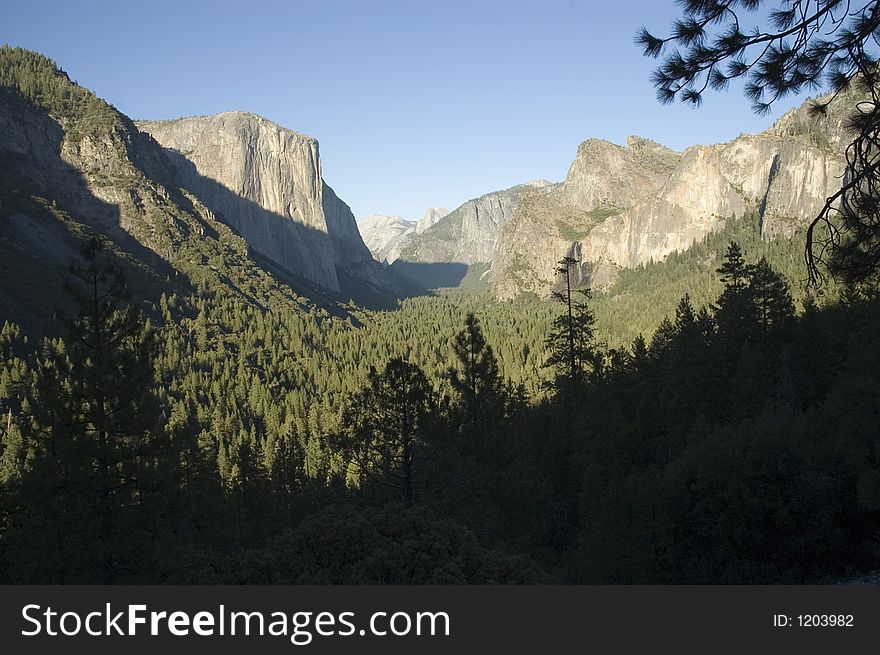 Entrance into Yosemite National Park. Entrance into Yosemite National Park