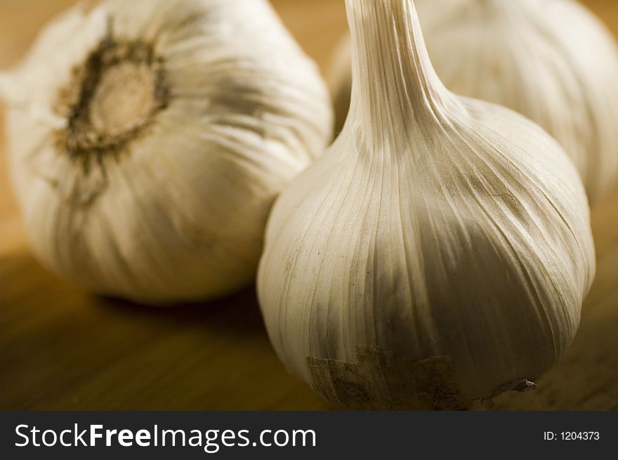 Fresh Garlic in close up