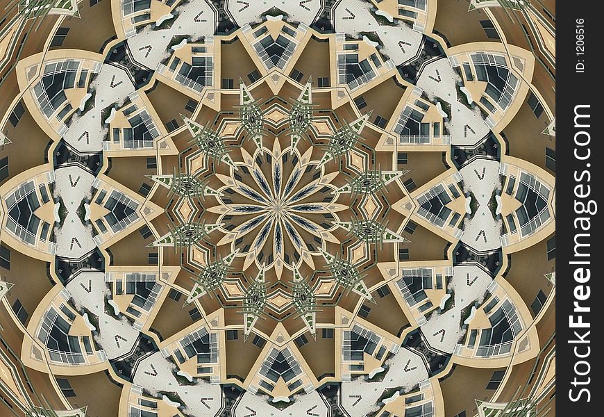 Intricate looking Kaleidescope with brown and grey colors. Makes a great background. Intricate looking Kaleidescope with brown and grey colors. Makes a great background.
