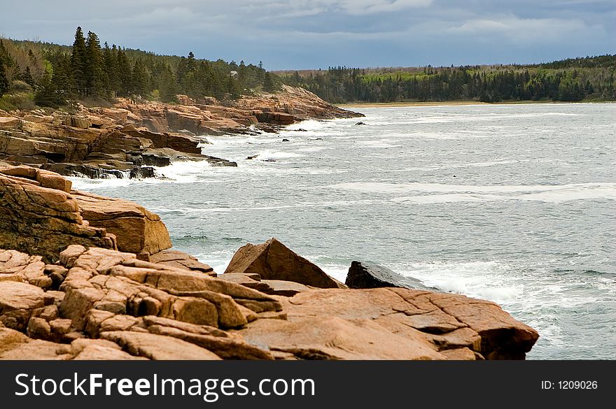 Coastline, Acadia National Park, Maine. Coastline, Acadia National Park, Maine