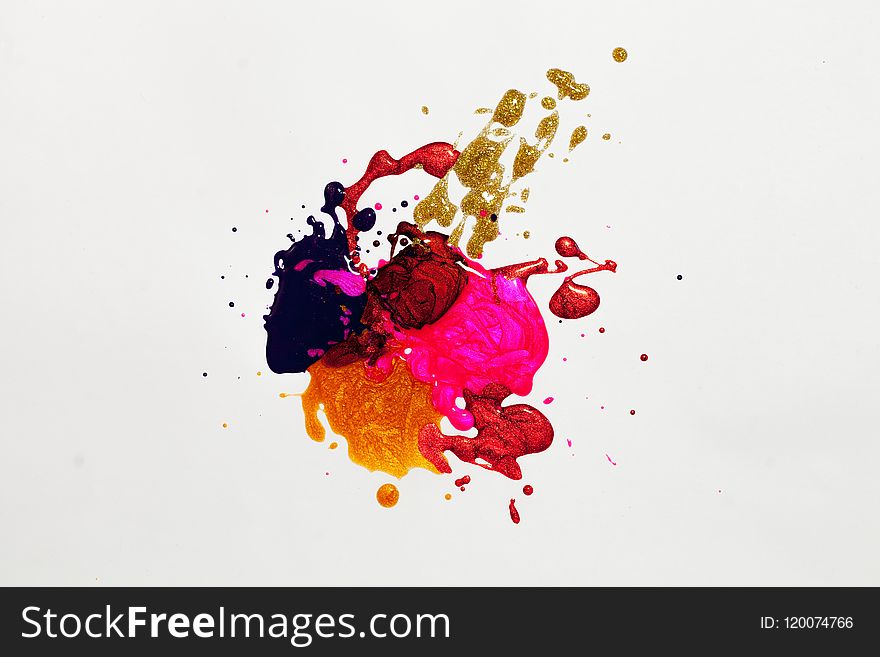 Photo of Multicolored Abstract Painting