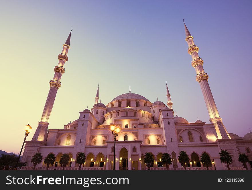 Mosque, Landmark, Dome, Place Of Worship