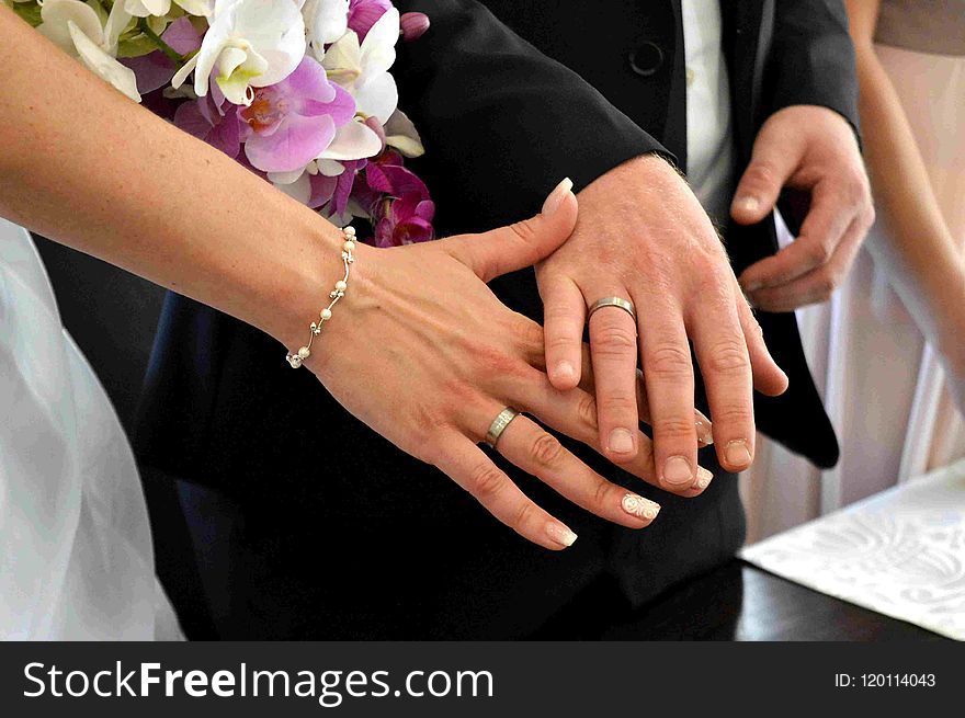 Ring, Wedding, Hand, Nail