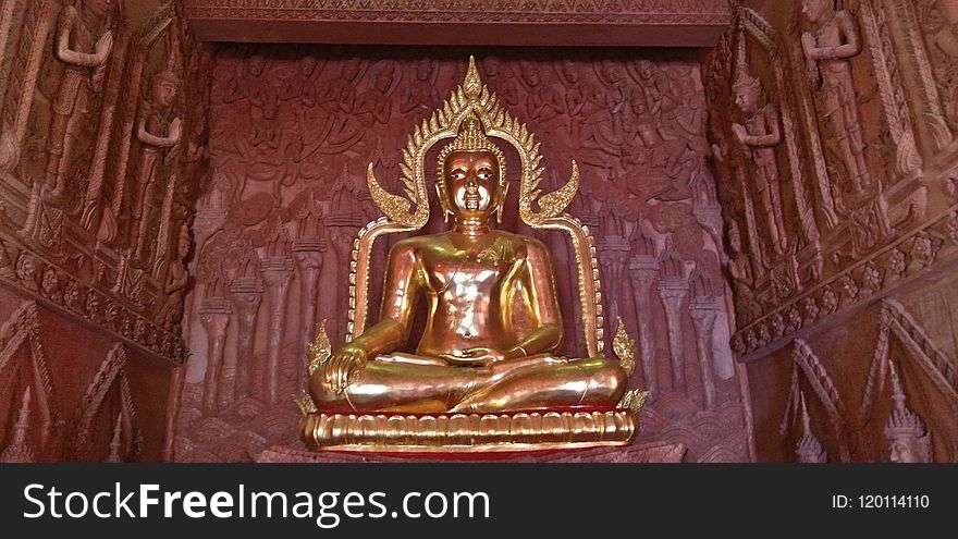 Statue, Place Of Worship, Wat, Temple