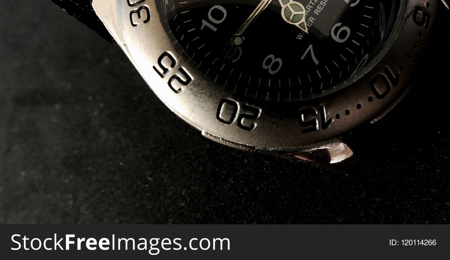 Watch, Close Up, Photography, Font