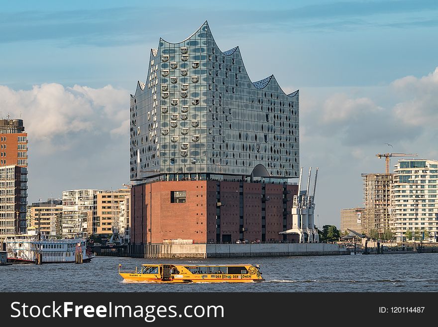 Waterway, Skyscraper, Tower Block, Building