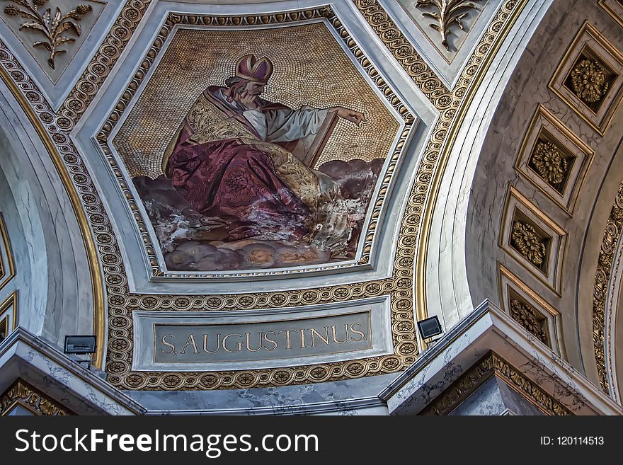 Landmark, Building, Carving, Dome