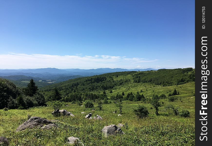 Highland, Grassland, Wilderness, Sky