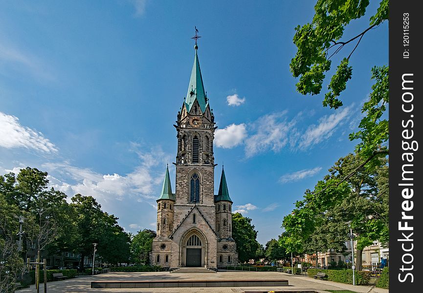 Landmark, Sky, Spire, Steeple