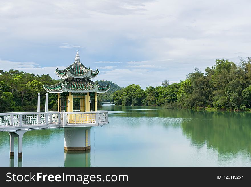 Reflection, Nature, Water, Reservoir