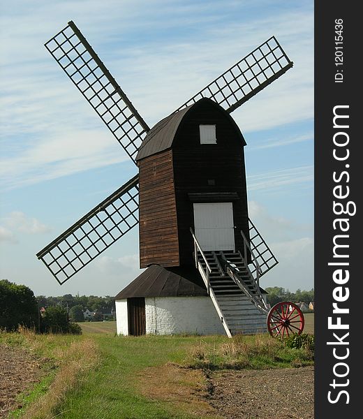 Windmill, Mill, Building, Energy