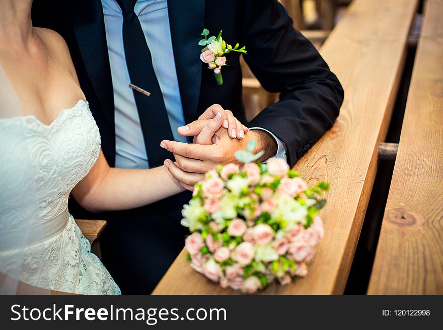 Love Couple Holding Hands Each Other