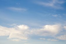 Blue Sky With Clouds Royalty Free Stock Images