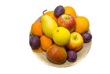 Fruits In A Dish Royalty Free Stock Images Fruits In A Dish Royalty Free Stock Images