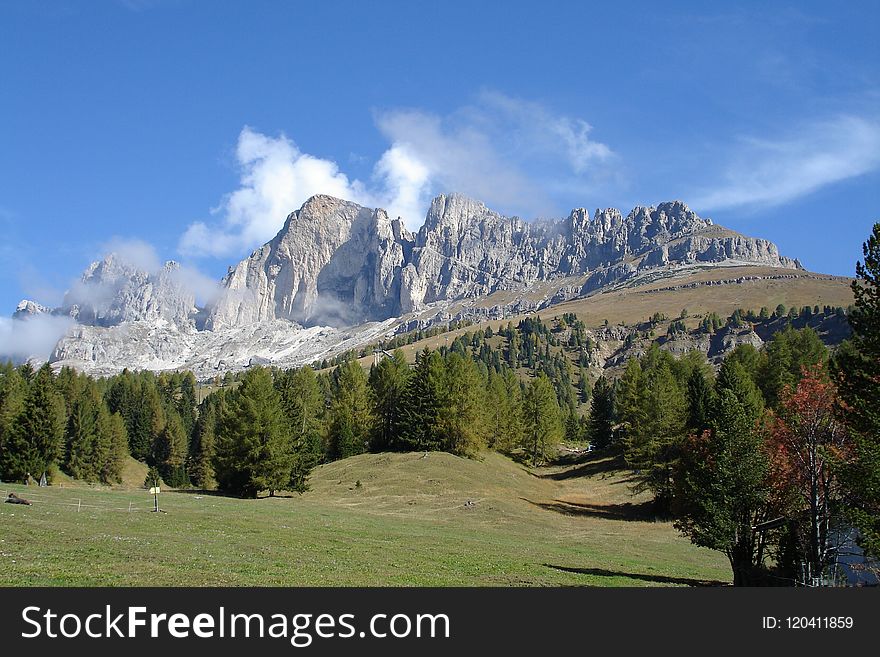 Mountainous Landforms, Mountain, Mountain Range, Nature