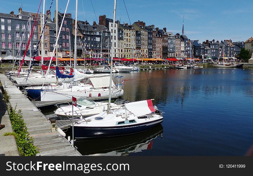 Marina, Harbor, Waterway, Boat