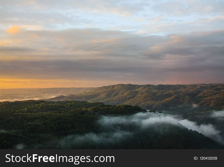 Sky, Dawn, Horizon, Sunrise