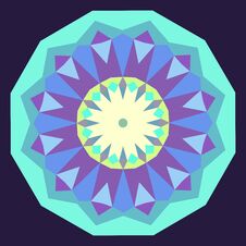 Round Iridescent Geometric Background Royalty Free Stock Image Round Iridescent Geometric Background Royalty Free Stock Image