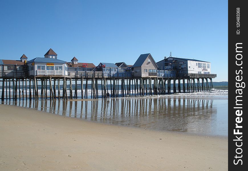 Pier, Shore, Coast, Sea