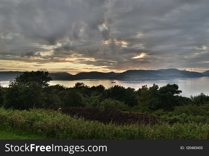 Sky, Nature, Cloud, Loch