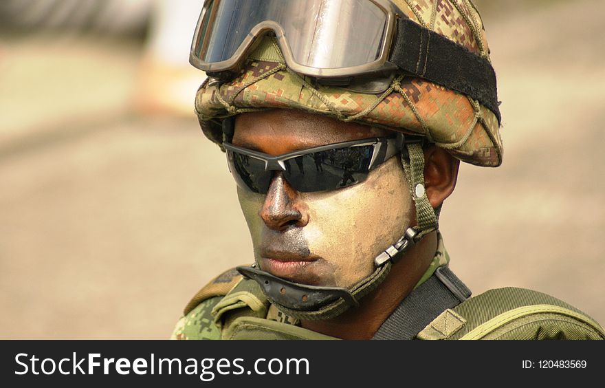 Army, Soldier, Military, Helmet