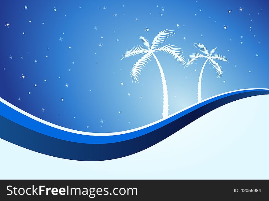 Vector illustration of Palm Trees