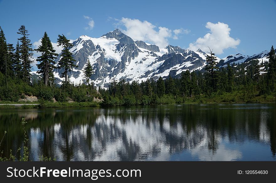 Reflection, Nature, Wilderness, Mountain